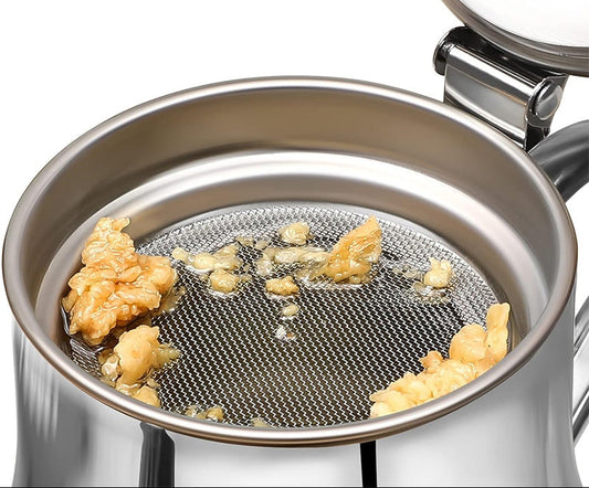 Fryer Oil Filter Jug Stainless Steel