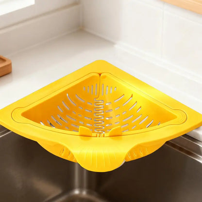 Magnetic Corner Sink Drain Basket Kitchen Strainer